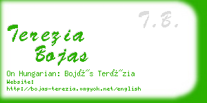 terezia bojas business card